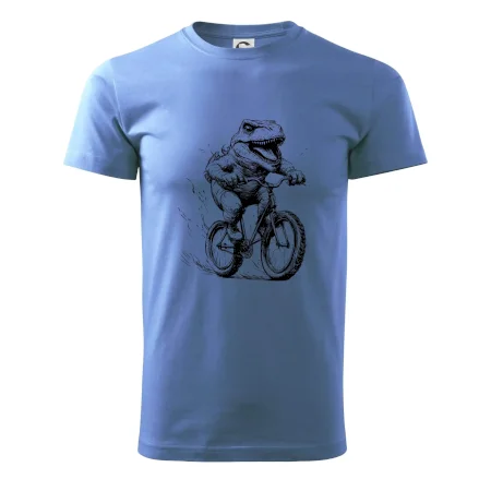 Naštvaný Dinosaurus na bicykli