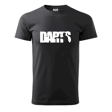 Darts - nápis so šípkarom