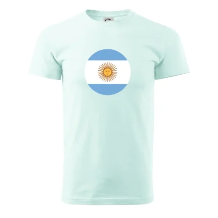 Argentína vlajka guľatá
