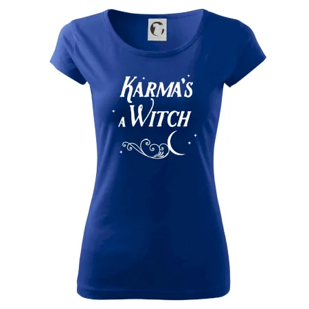 Karma's a Witch - nápis
