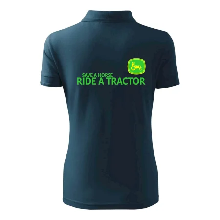 Save horse, ride tractor