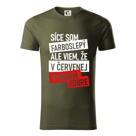 Síce som farboslepý, ale viem, že v červenej vyzerám dobre
