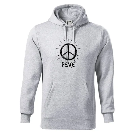 Peace symbol čiernobiely