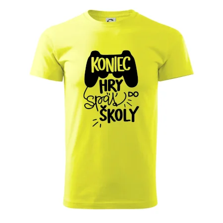 Koniec hry, späť do školy