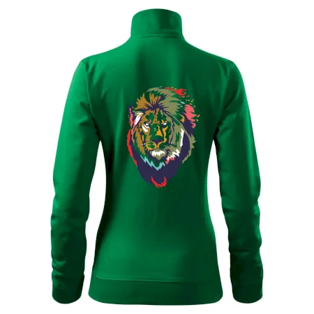 Hlava leva kreslená jednoduchá