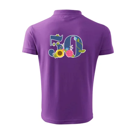 Kvetinové číslo kreslené - 50