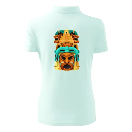 Mayová maska s pyramídou