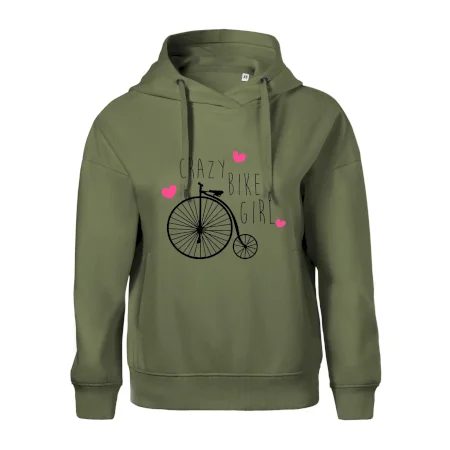 Crazy bike girl