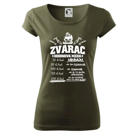 Hodinová mzda zvárač