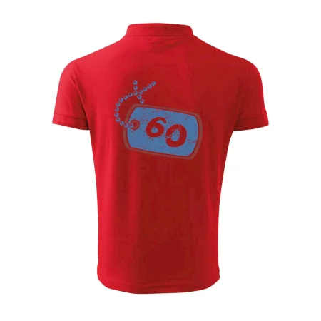60 na krku štítok