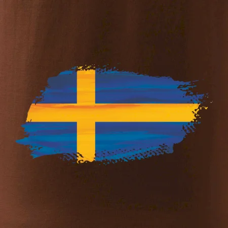Švédska vlajka kreslená