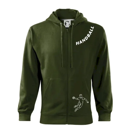 Handball nápis šikmo