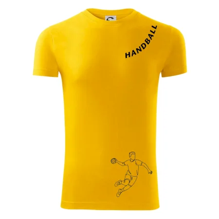 Handball nápis šikmo