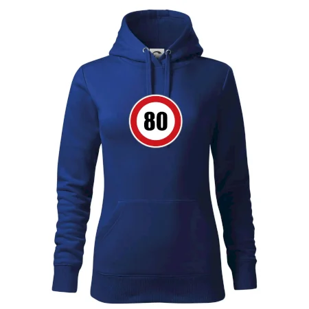 Dopravná značka - obmedzenie rýchlosti 80