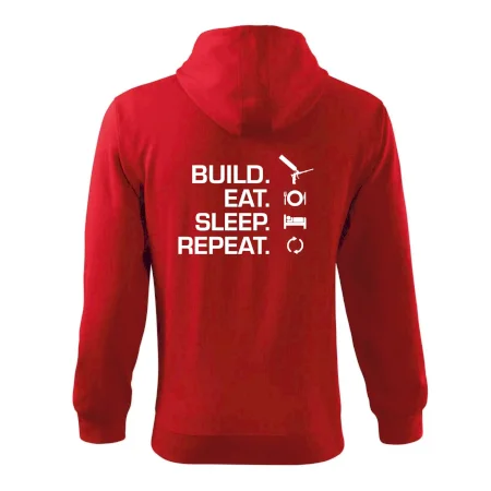 Build eat sleep repeat - montážna pena