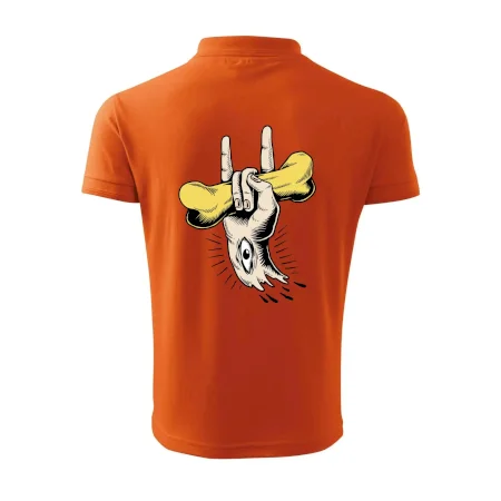 Rocková ruka kosť a oko