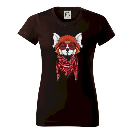 Červená panda hipster