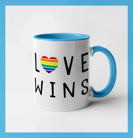 Love wins nápis