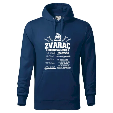 Hodinová mzda zvárač