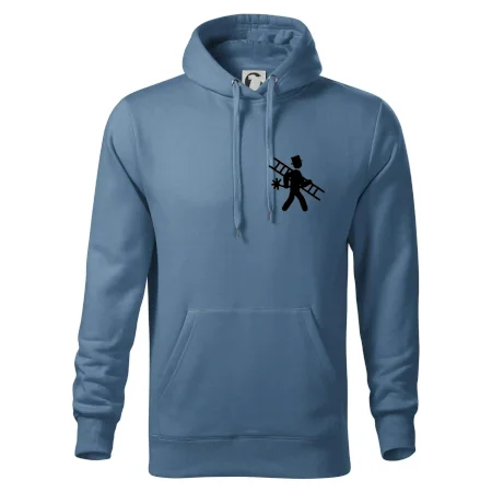 Kominík logo + nápis na zádech