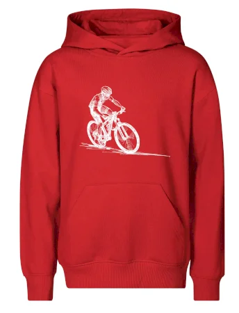 MTB kreslený cyklista
