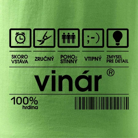 Čiarový kód - vinár