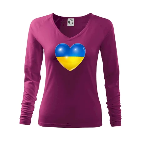 Ukrajina srdce vlajka