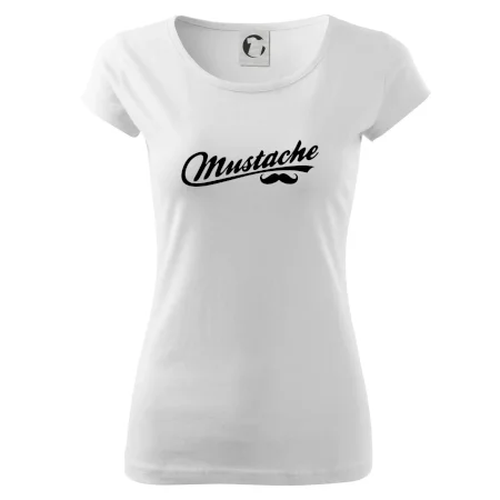 Mustache - nápis