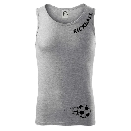 Kickball nápis šikmo