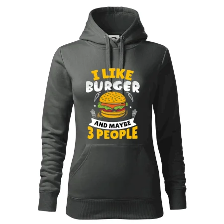 I like burger and maybe 3 people