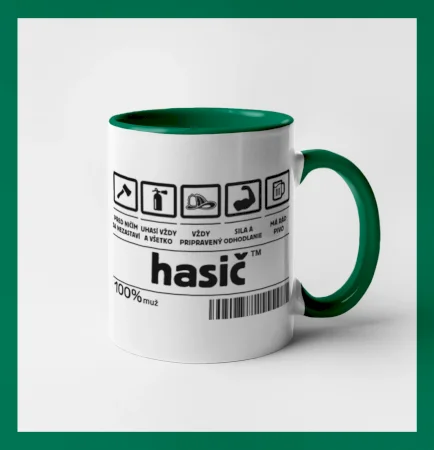 Čiarový kód - Hasič / hasička