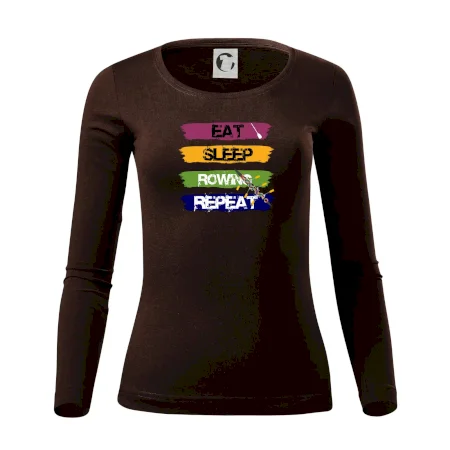 Eat sleep rowing repeat farebné