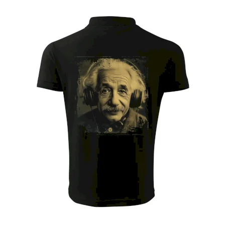 Albert Einstein so slúchadlami