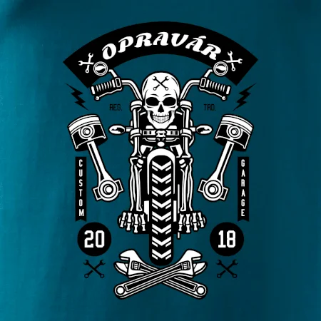 Motorkár  lebka opravár