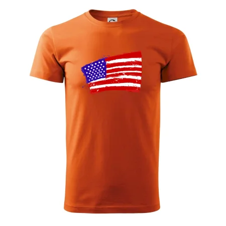 Americká vlajka ohnutá