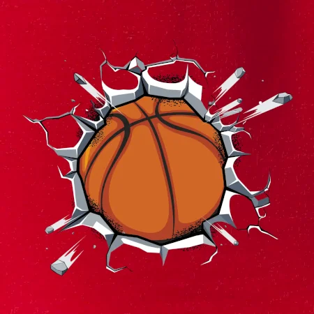 Basketbal lopta v triku