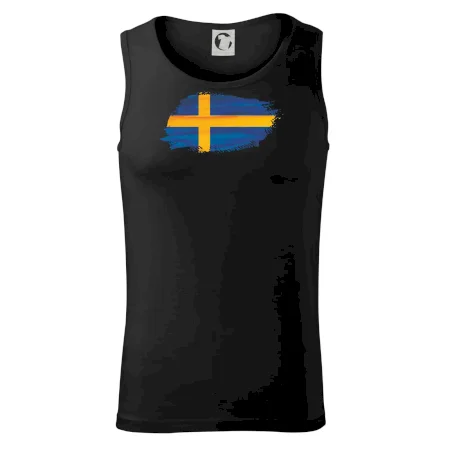 Švédska vlajka kreslená