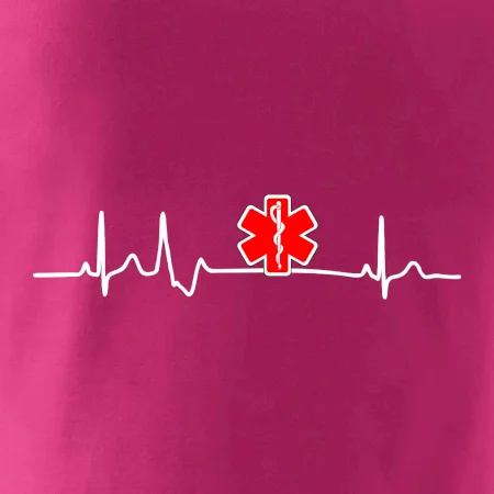 EKG rescue červená hviezda