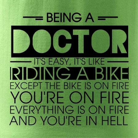 Being a doctor - bike