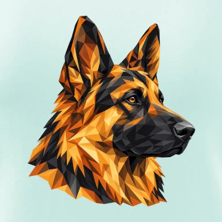 Německý ovčák - geometrická hlava