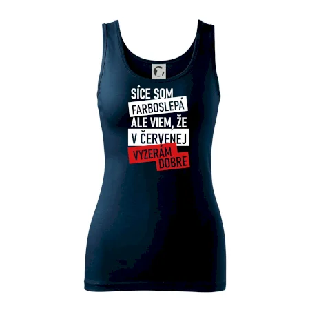 Síce som farboslepá, ale viem, že v červenej vyzerám dobre