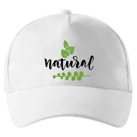 Natural - nápis v listoch