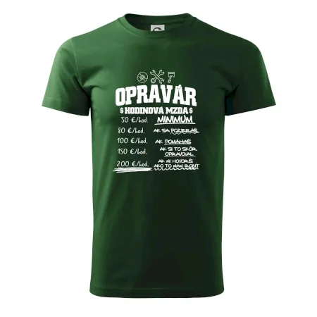 Hodinová mzda - opravár
