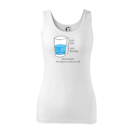Technically, the glass is always full