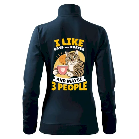 I like cats and coffee and maybe 3 people