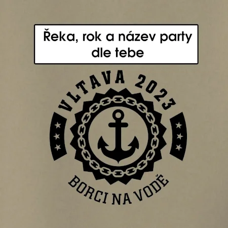 K vode - kotva (vlastný nápis)