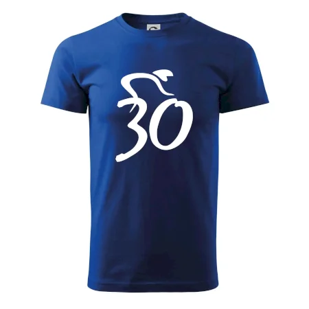 Cyklista oslavuje tridsiatku (30)