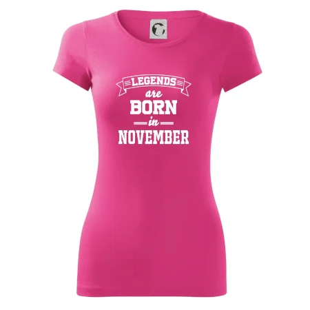 Legends are born in November