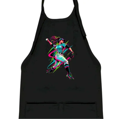 Baseballová nadhazovačka neonový pop art