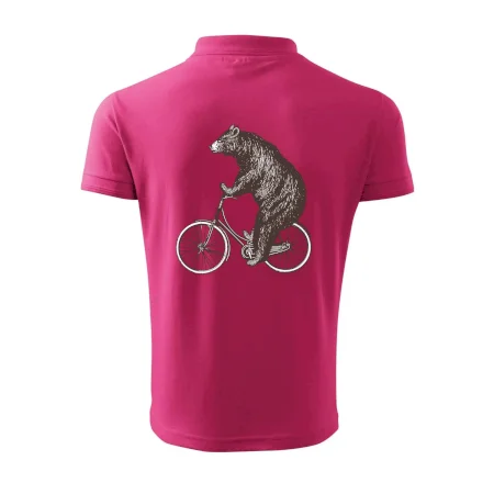 Medveď na bicykli